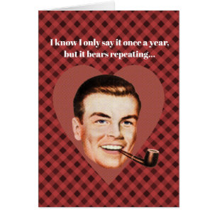 Je sais que je le dis seulement une fois par an...