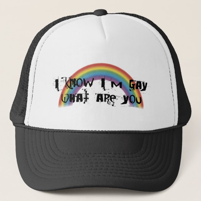 Je sais que je suis casquette gai (Devant)