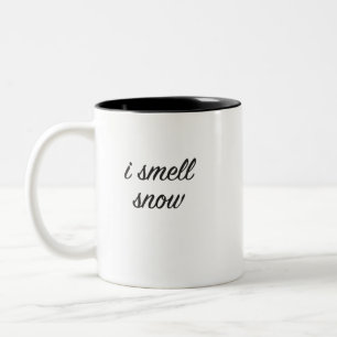 Je Sens De La Mug De Café À Neige