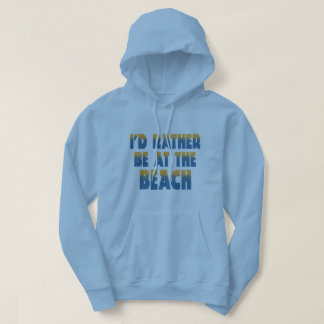 Je serais plutôt au sweat - shirt à capuche de