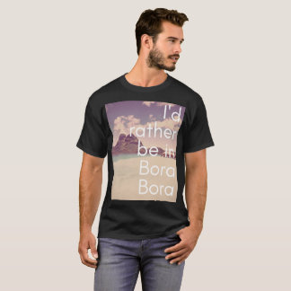 Je serais plutôt dans le T-shirt des hommes de