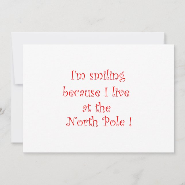 Je souris parce que - invitations (Devant)