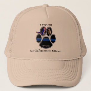 Je soutiens le casquette d'officiers de police