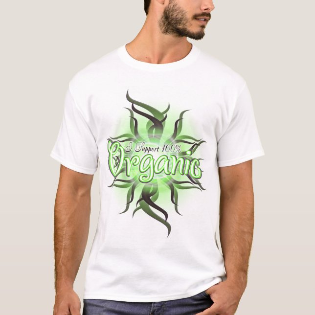 Je soutiens le T-shirt organique de 100% (Devant)