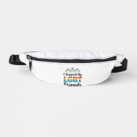 Je soutiens mes amis LGBT Vectoriel de Fierté Arc-