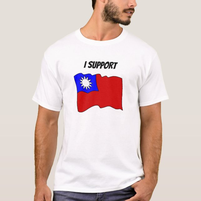 Je soutiens Taïwan T-shirt (Devant)
