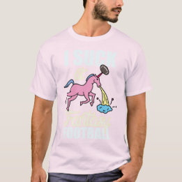 Je suce au T-shirt de licorne du football