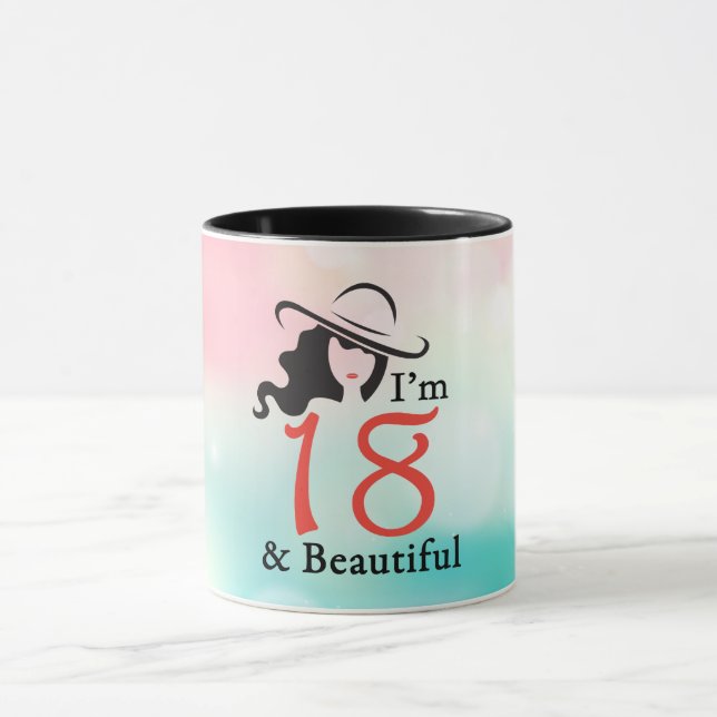 Je suis 18 et belle tasse - LRG (Centre)