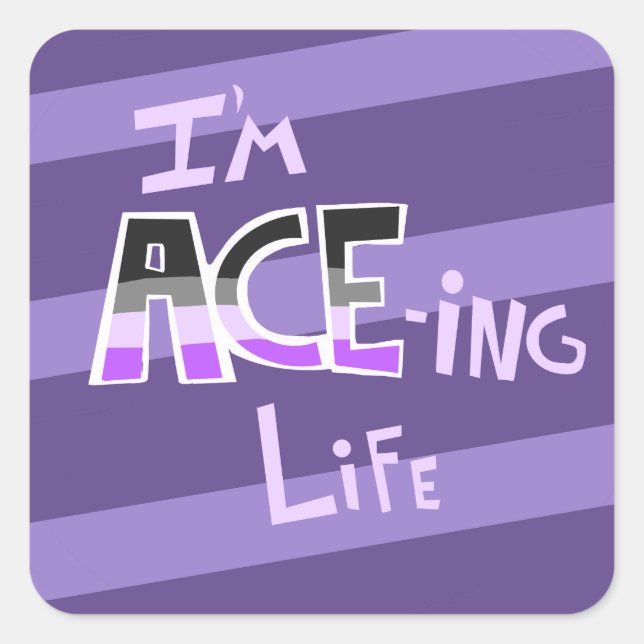 Je suis ACE=ing Life Stickers (Devant)