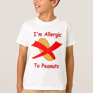 Je suis allergique au T-shirt d'arachides