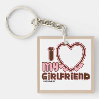 Je suis amoureux de ma petite amie porte-clés pers