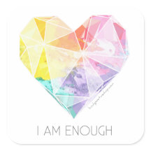 Je Suis Assez - Sticker Miroir/Échelle