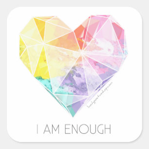 Je Suis Assez - Sticker Miroir/Échelle