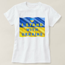 Je Suis Avec Le Drapeau Ukrainien T-shirt Ukraine