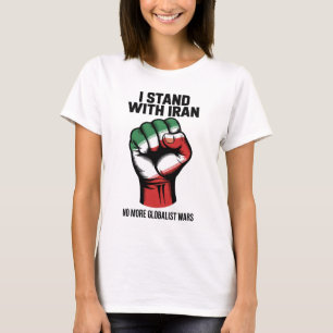 Je suis avec le T-shirt anti-guerre Iran
