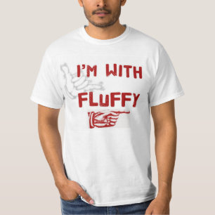Je suis avec le T-shirt pelucheux