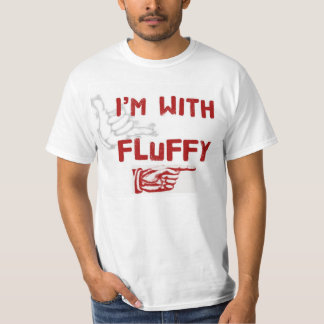 Je suis avec le T-shirt pelucheux