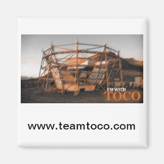 Je suis avec Toco Magnet (Noir)
