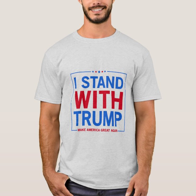 Je Suis Avec Trump T-shirt Trump 2024 (Devant)