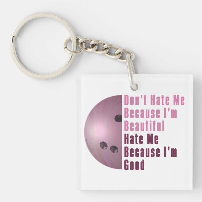 Je Suis Beau Je Suis Bon Bowling Rose (Devant)