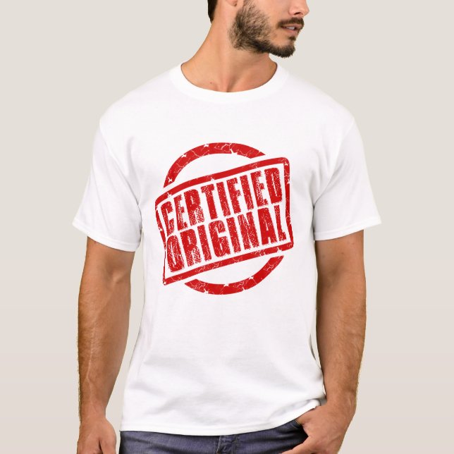 Je suis certifié T-Shirt original (Devant)