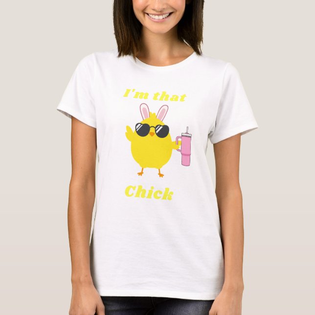 Je suis cette nana drôle cadeau de Pâques T-shirt  (Devant)