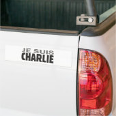 Je Suis Charlie Bumper Sticker (On Truck)