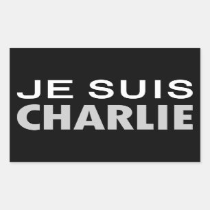 JE SUIS  CHARLIE - national unity people Sticker