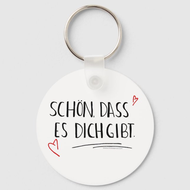 Je suis content que tu aies des porte-clés (Recto)