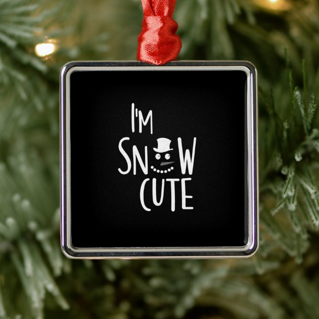 * JE SUIS COUPE DE NEIGE* ORNEMENT DE NOËL (Arbre)