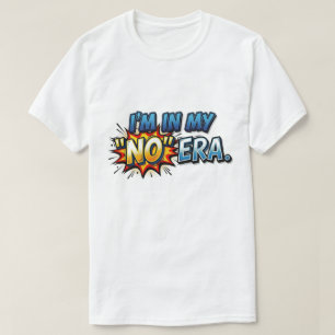 Je suis dans mon t-shirt rétro de style pop art dr