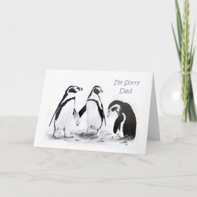 Je suis Désolé Carte Papa (Devant)