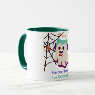 Je suis Dracula Boo Green Mug