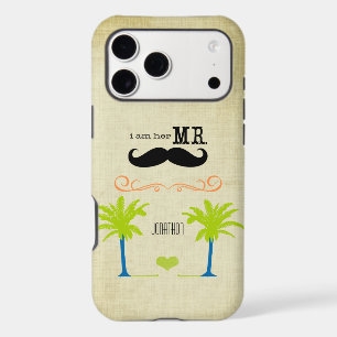Je suis elle M. Mustache Groom Beach Palm Tree
