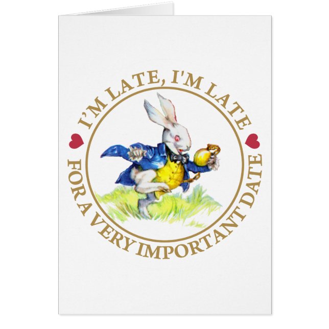 Je suis en retard, je suis en retard pour un rende (Devant)