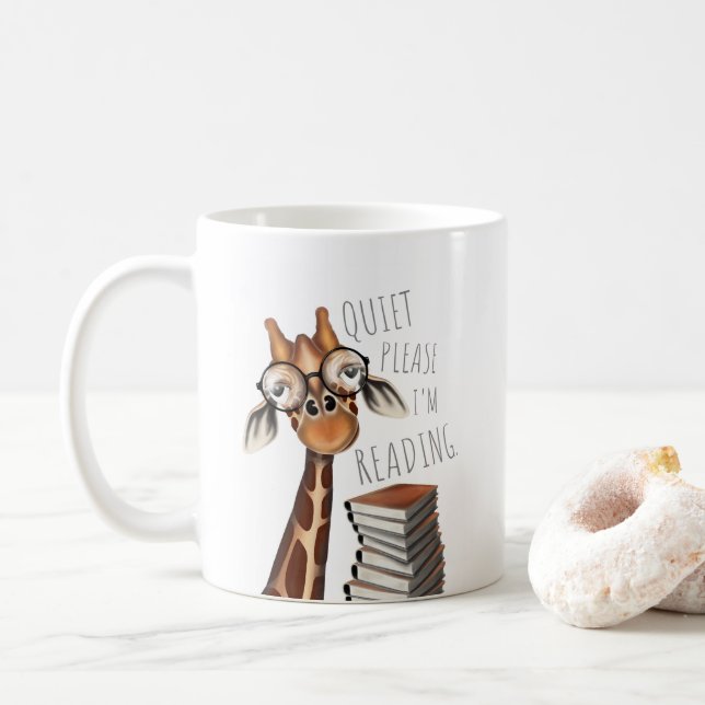 Je suis en train de lire - Giraffe Mug (Avec donut)