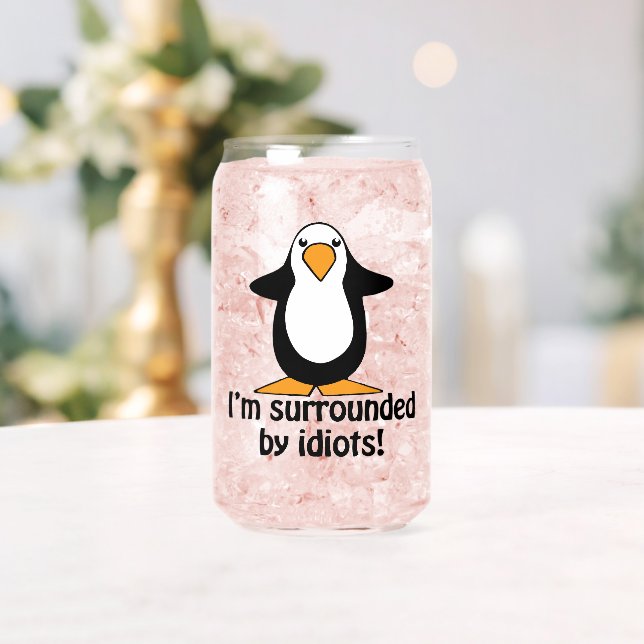 Je suis entourée d'Idiots Drôle Penguin (Insitu (Mariage))