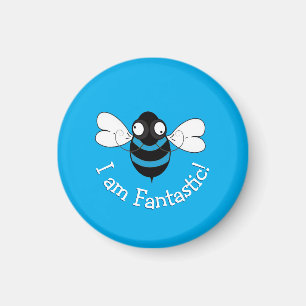 Je suis fantastique ! Aimant - Fond bleu