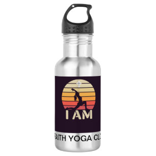 JE SUIS FOI YOGA VÊTEMENTS Petite bouteille d'eau