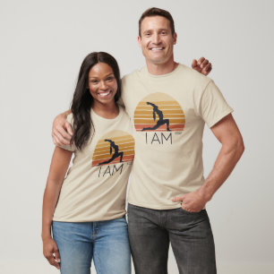 JE SUIS Foi Yoga Vêtements Sun Logo T-Shirt