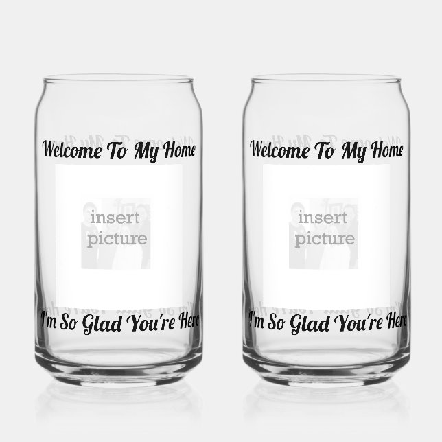 Je suis Glad Soda Glass (Recto)