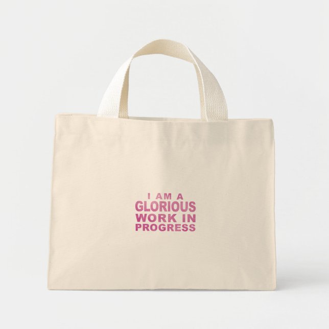 Je suis glorieux, motivationnel, Sac fourre-tout d (Devant)