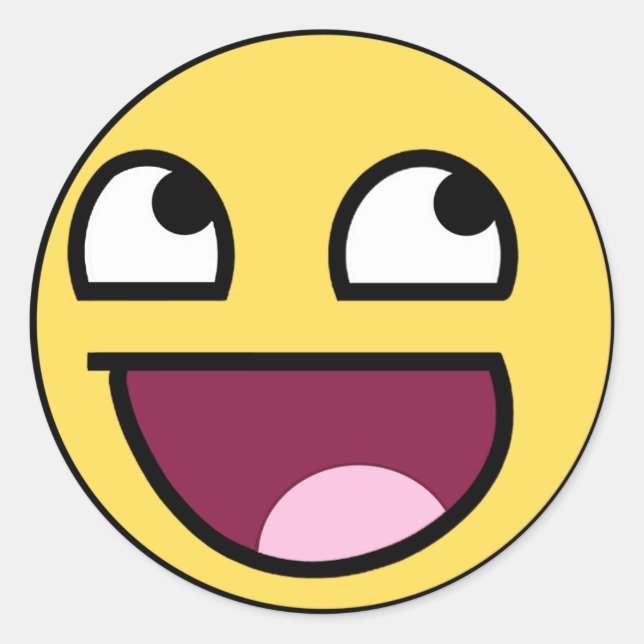 je suis heureux sticker plz (Devant)