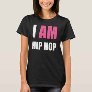 "JE SUIS HIP HOP" HAUT LETTRES ROSES