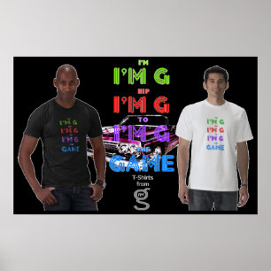 Je suis Hip to the Game Poster de I'm G Clothing