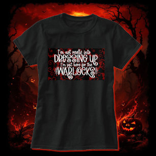 Je suis ici pour les démonistes T-shirt Coton Hall
