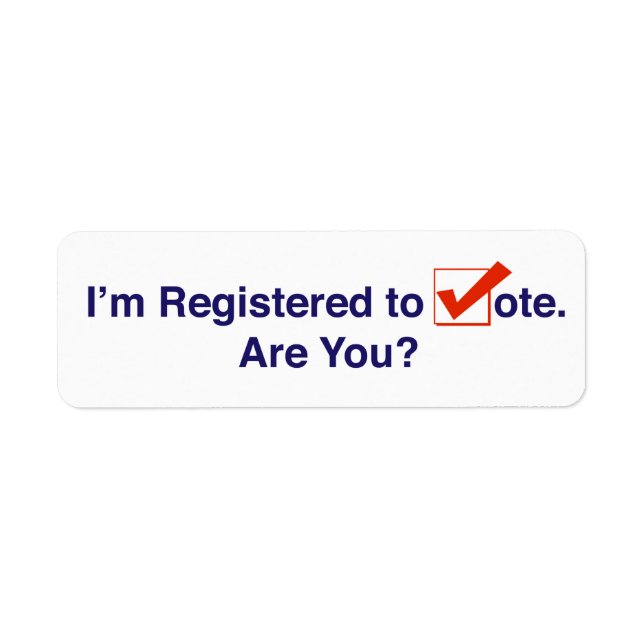Je suis inscrit au vote 2024 (Devant)