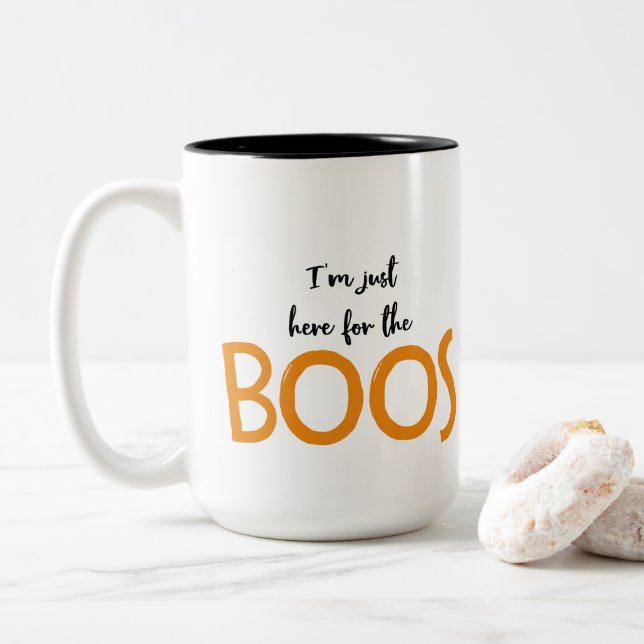 Je suis juste ici pour hue : Tasse (Avec donut)