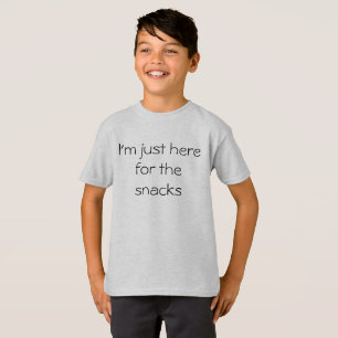 Je suis juste ici pour le T-shirt de garçons de