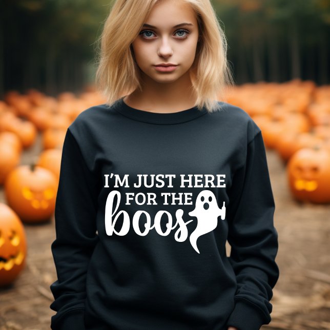 Je suis juste là pour les boos T-Shirt (Créateur téléchargé)